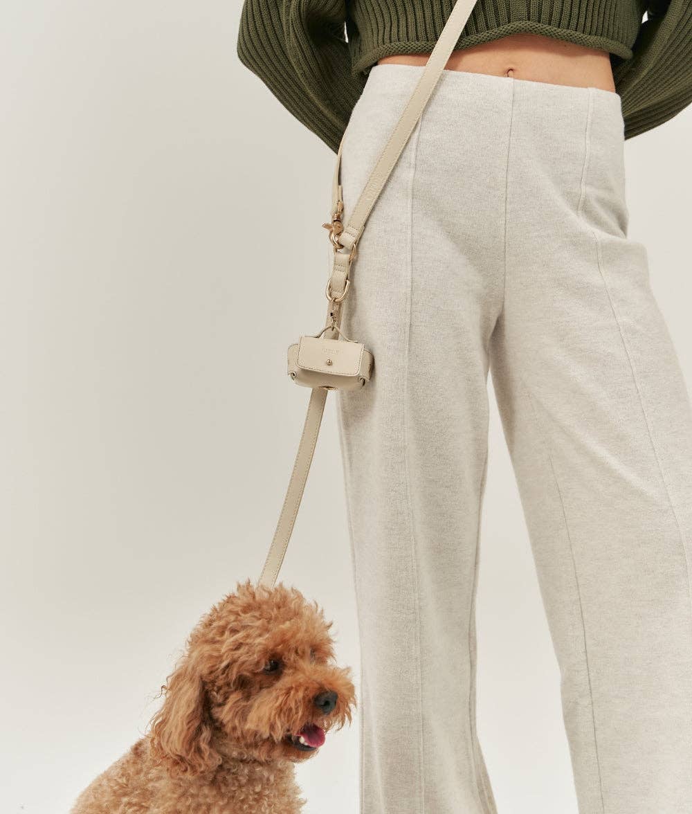 Portabolsas Cuero Vegano Beige, Jala