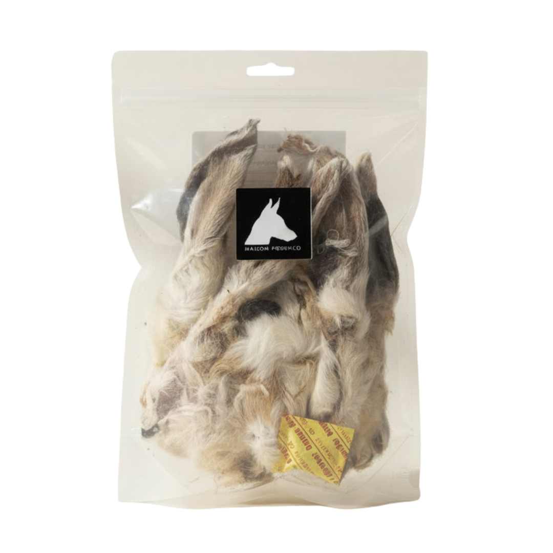 Orejas de conejo con pelo