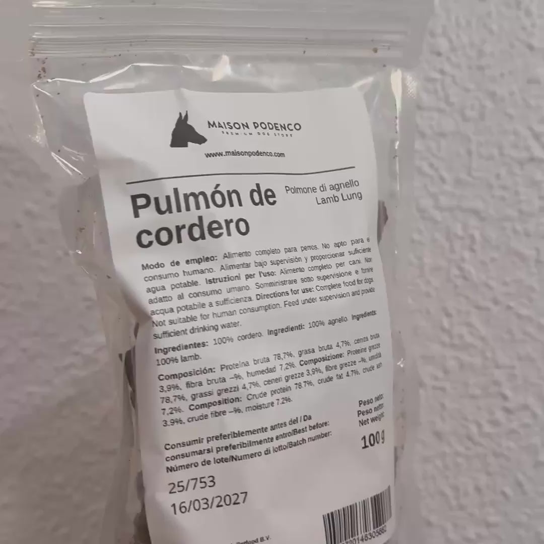 Pulmón de cordero
